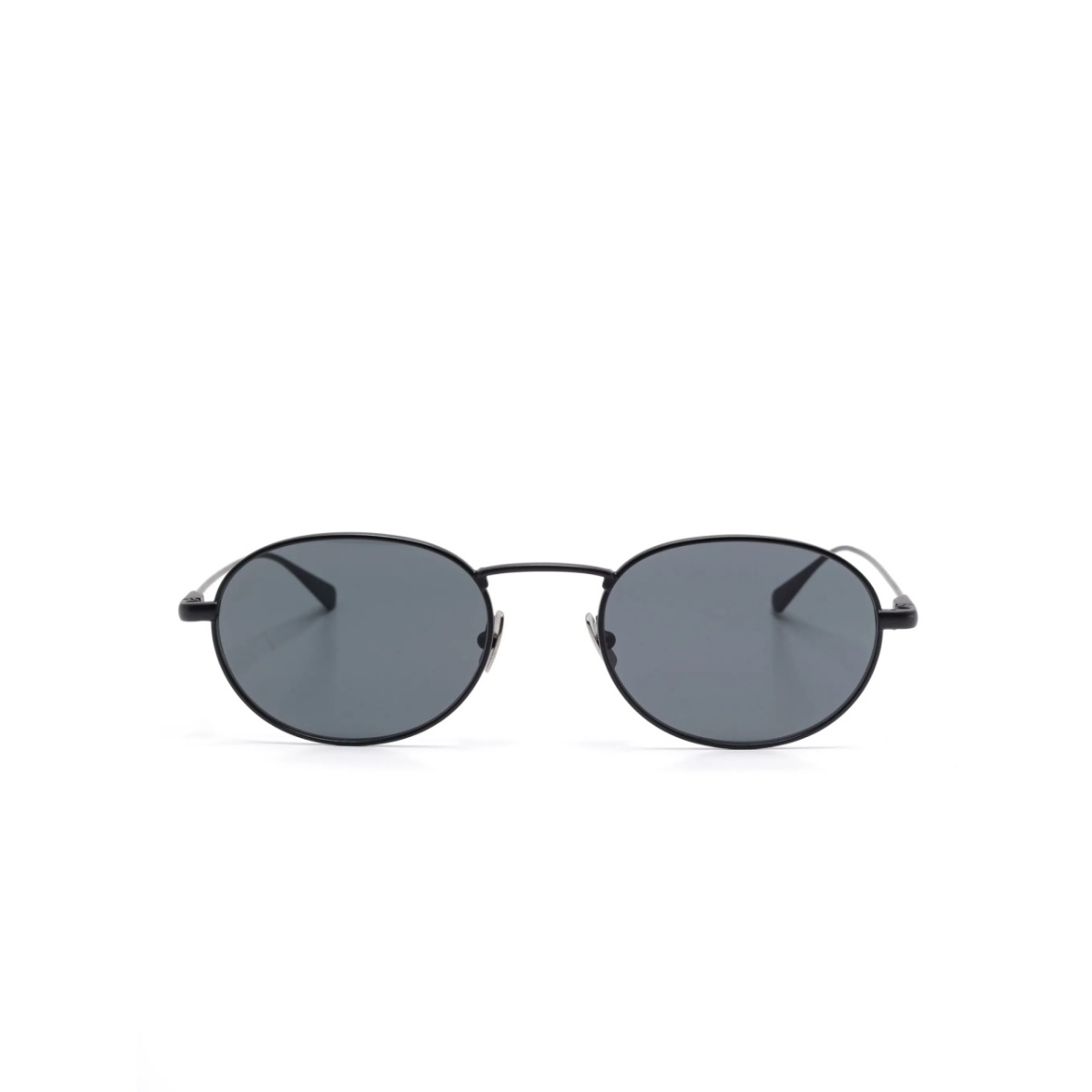oval-frame sunglasses