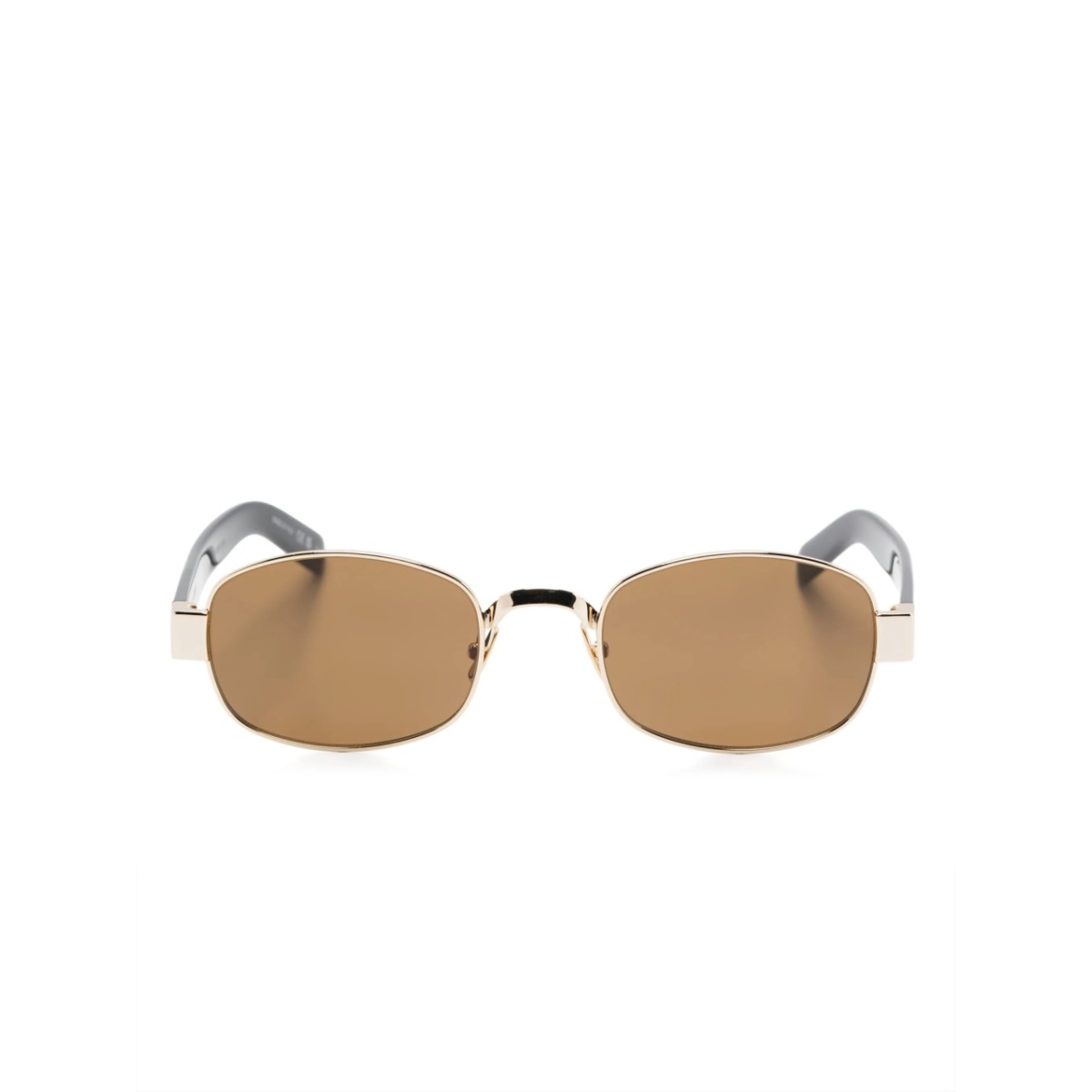 oval-frame sunglasses