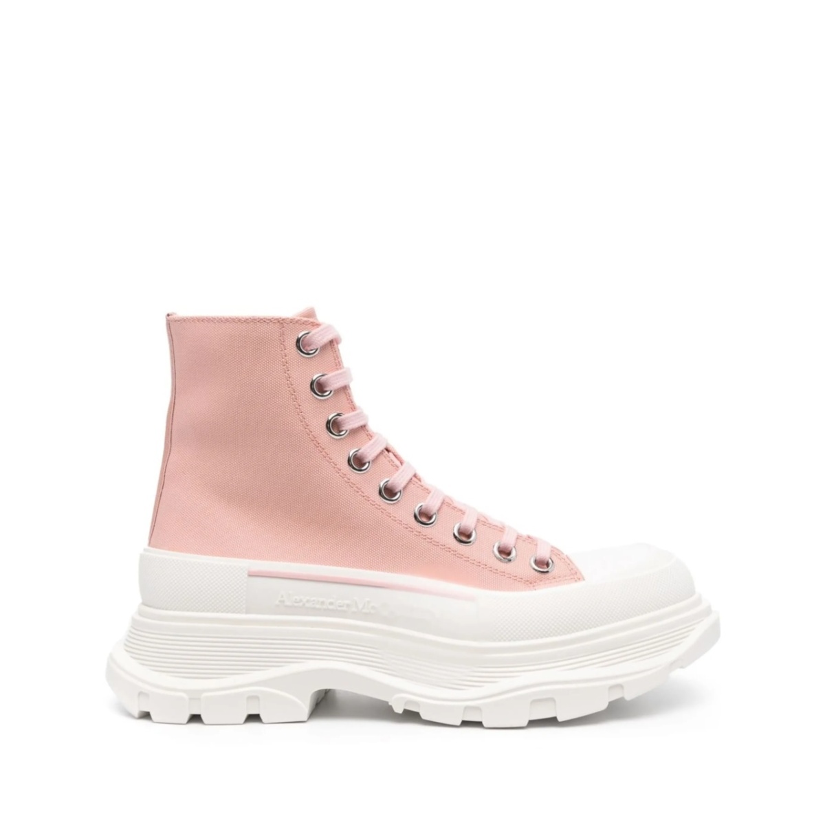 Oversized-sole ankle boots