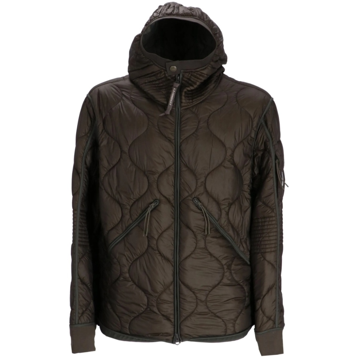 padded hooded jacket