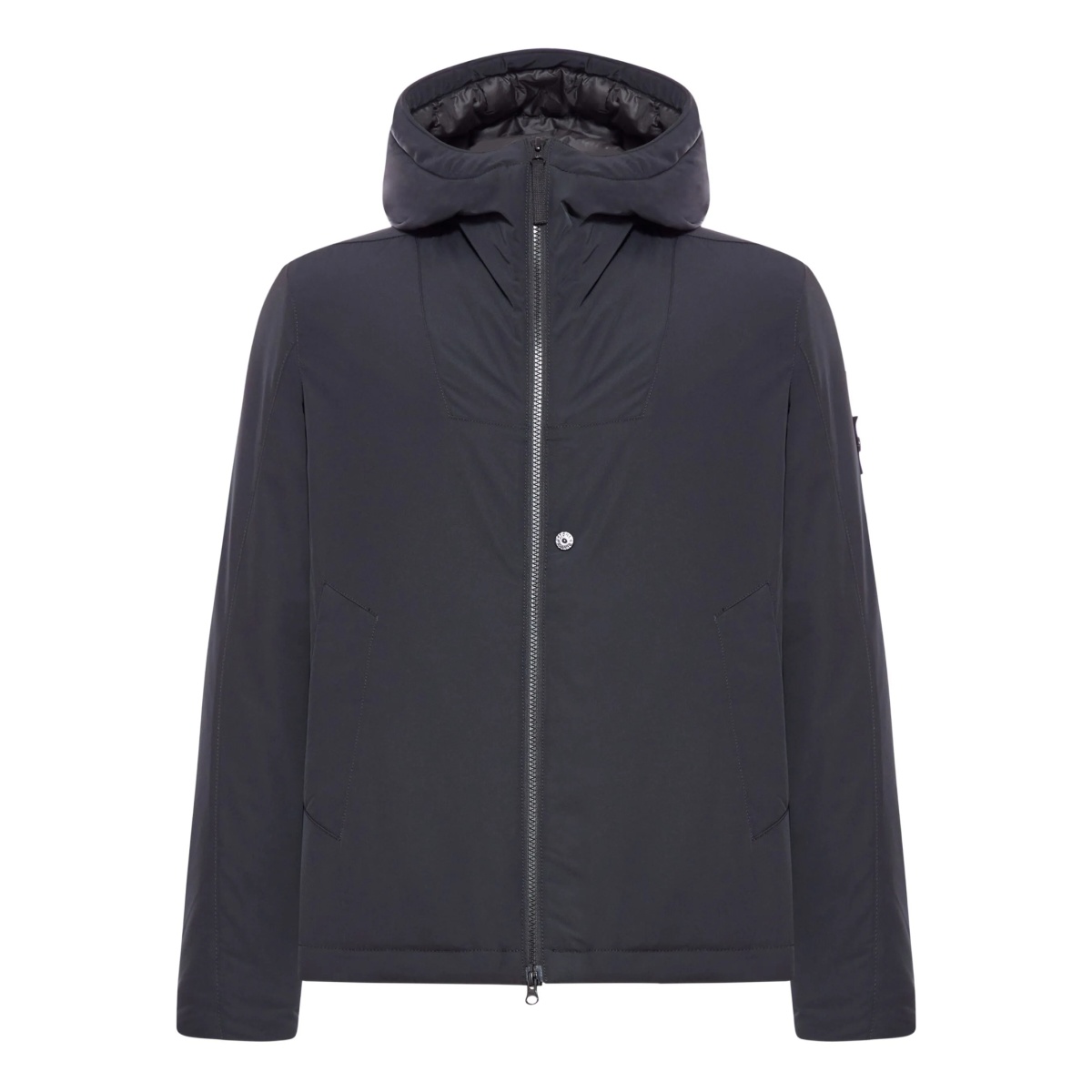 padded hooded jacket