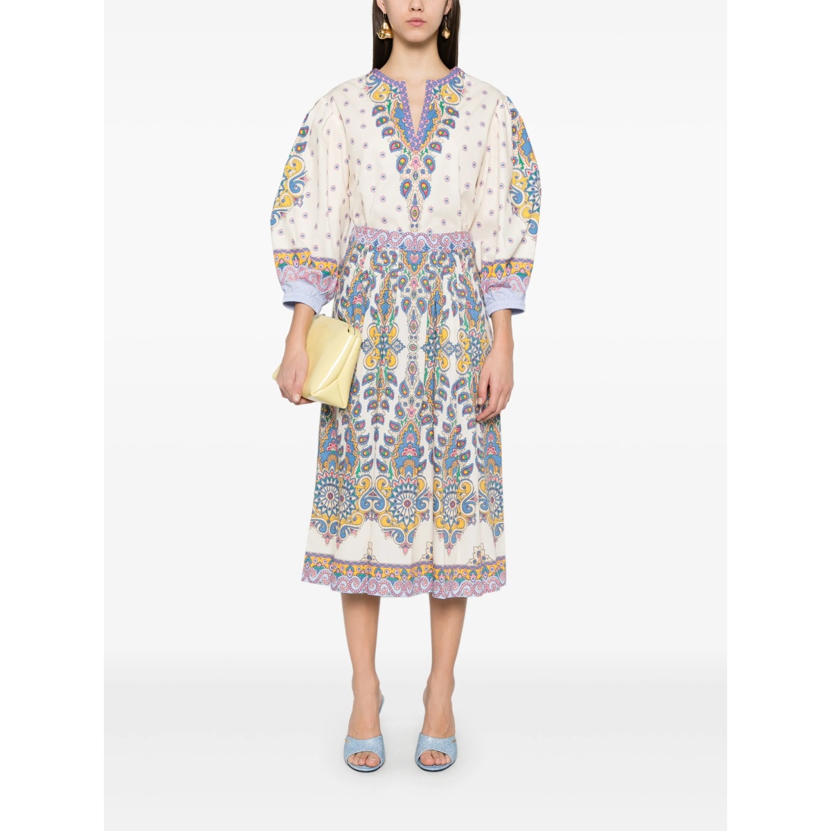 paisley midi skirt - Img 2