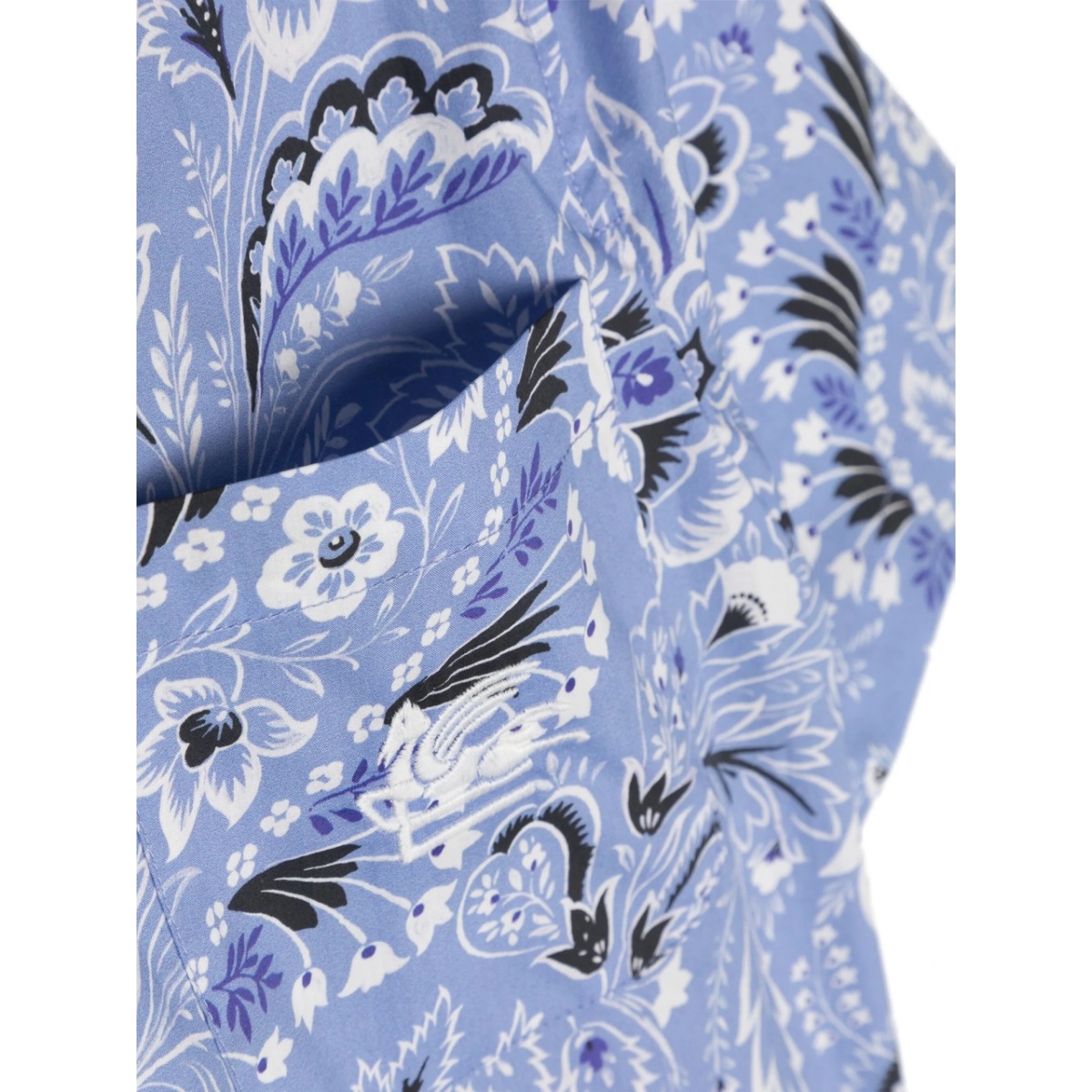 Paisley-print cotton shirt - Img 3