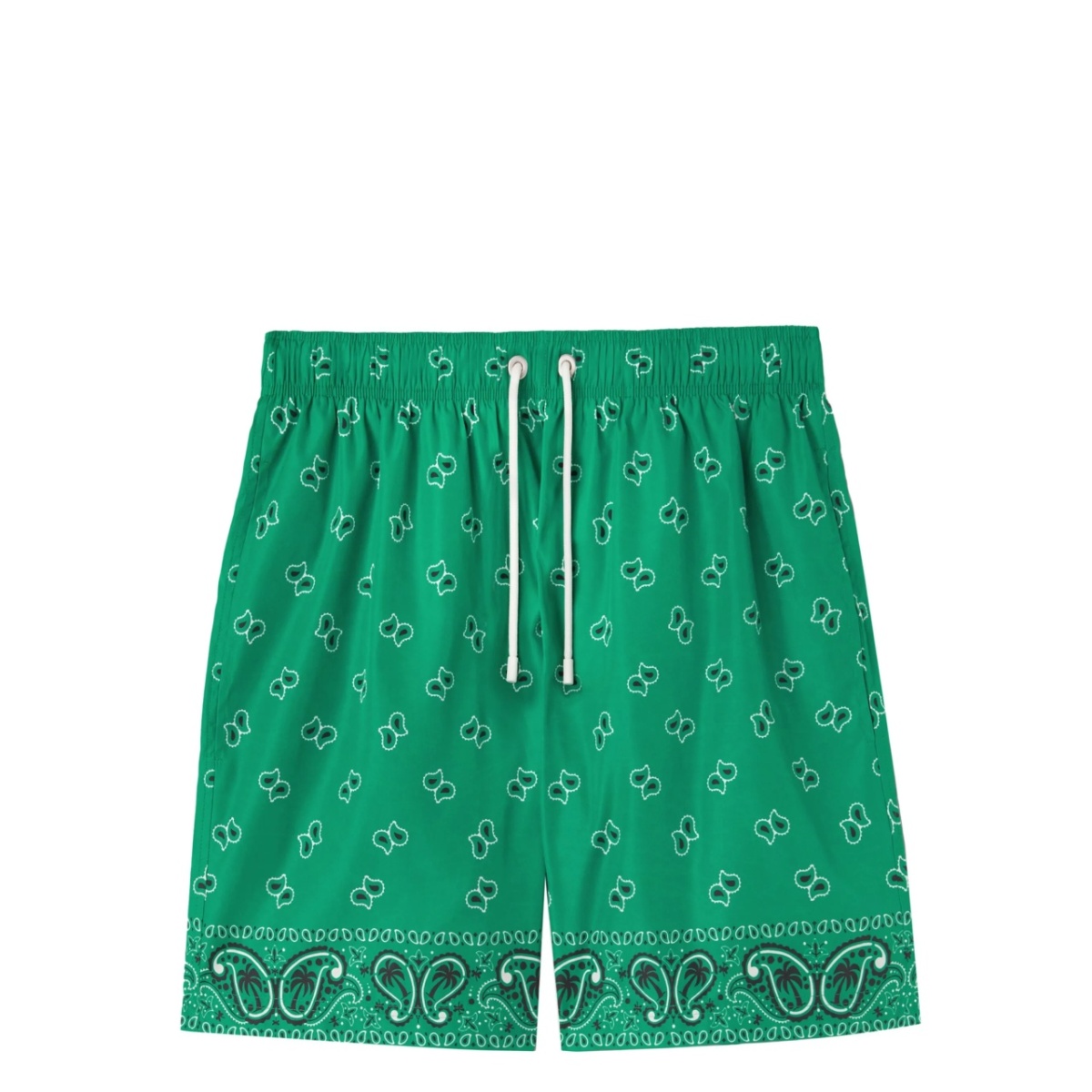 paisley-print swim shorts
