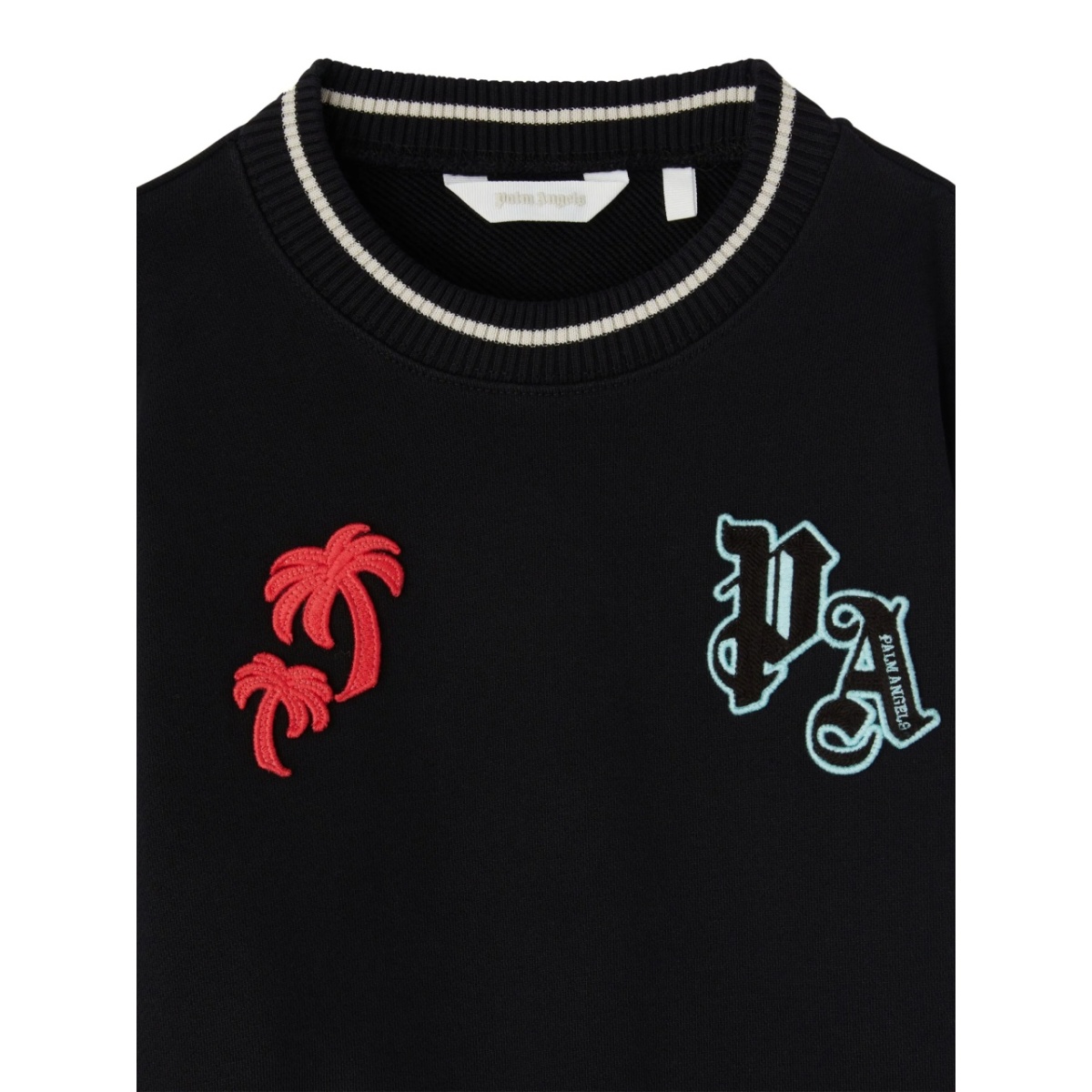 palms-logo appliqué knit sweater - Img 3