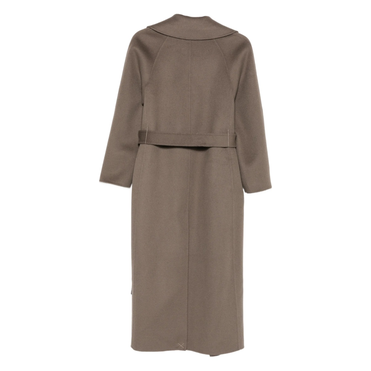 Paola belted wrap coat