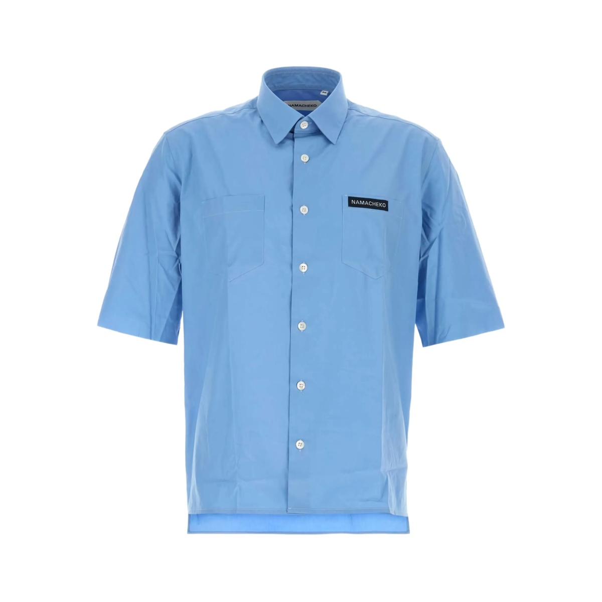 patch-pocket poplin shirt