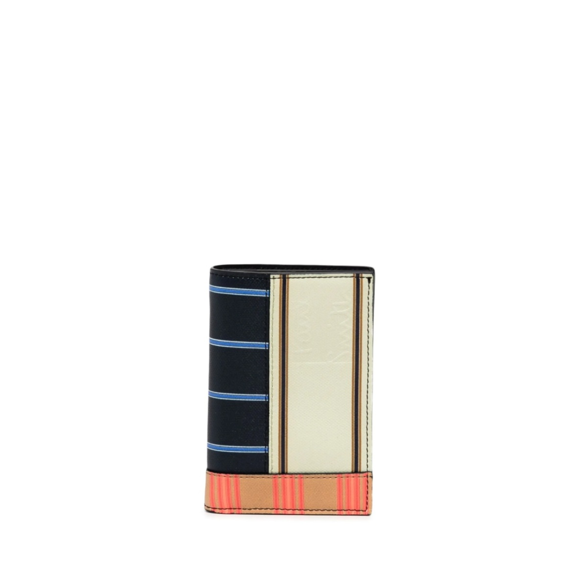 patchwork-print bi-fold wallet