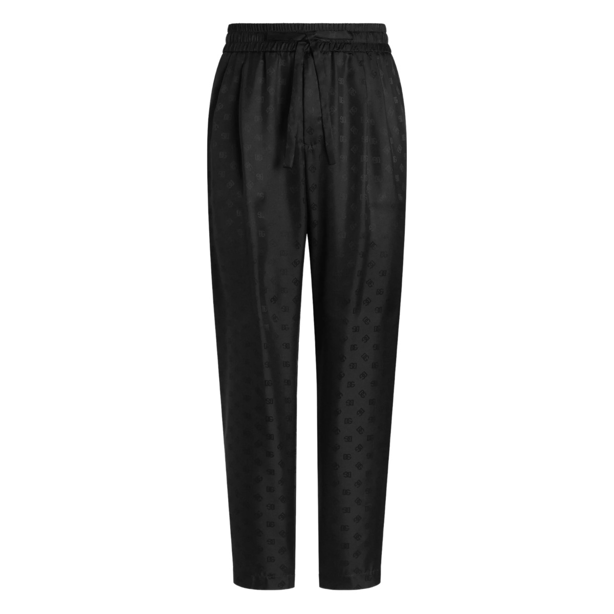 pattern-jacquard trousers