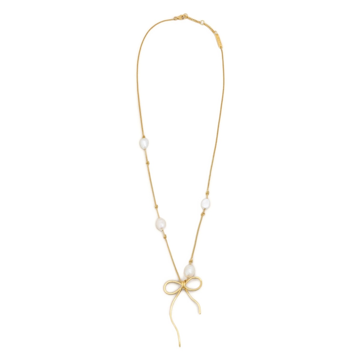 pearl-embellished necklace