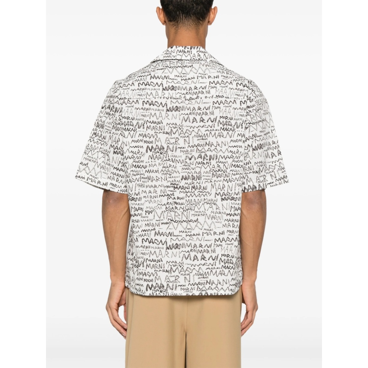 pencil logo-print shirt - Img 4