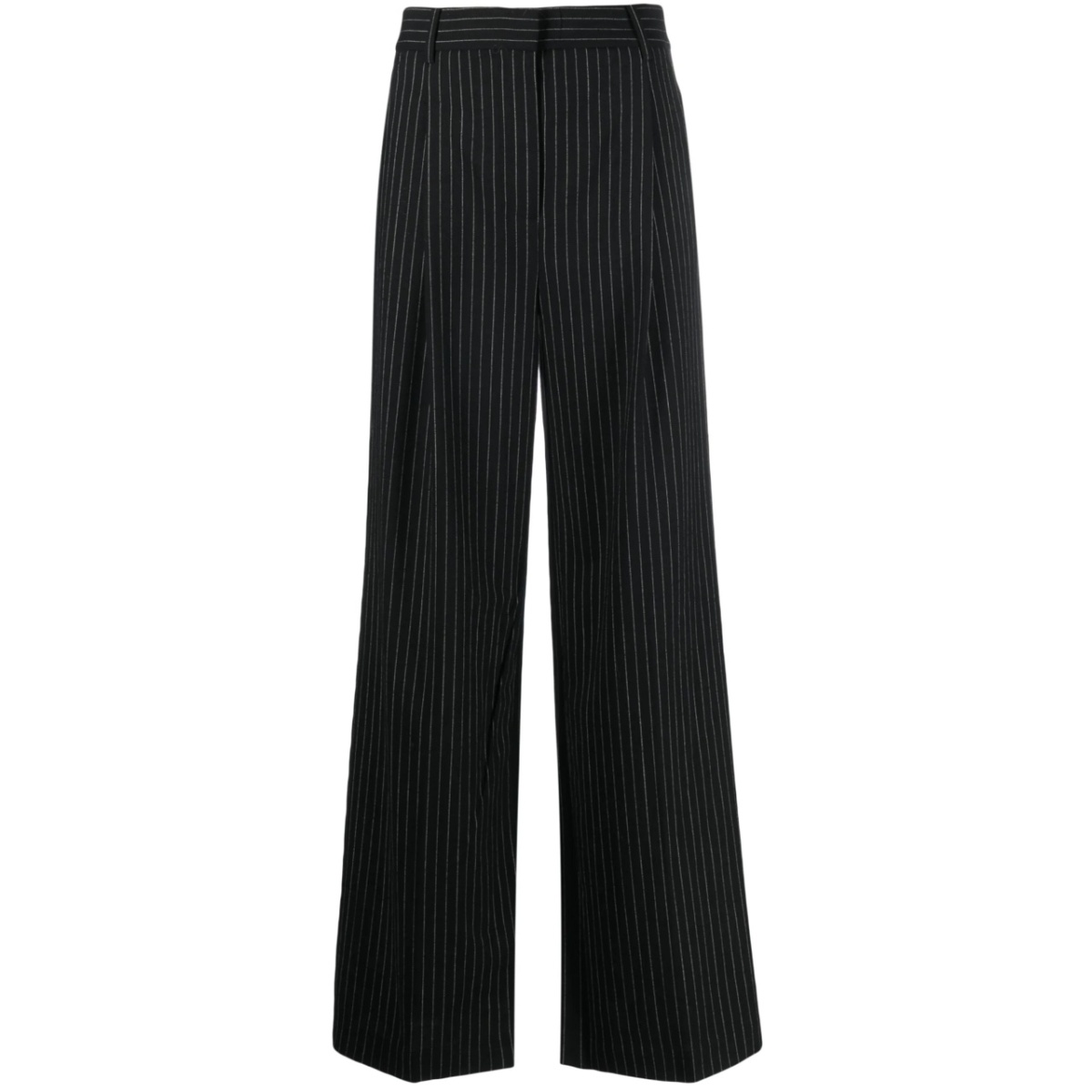 pinstripe-pattern palazzo pants