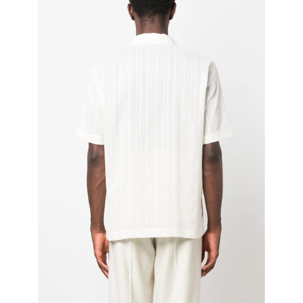 pintuck cotton shirt - Img 4