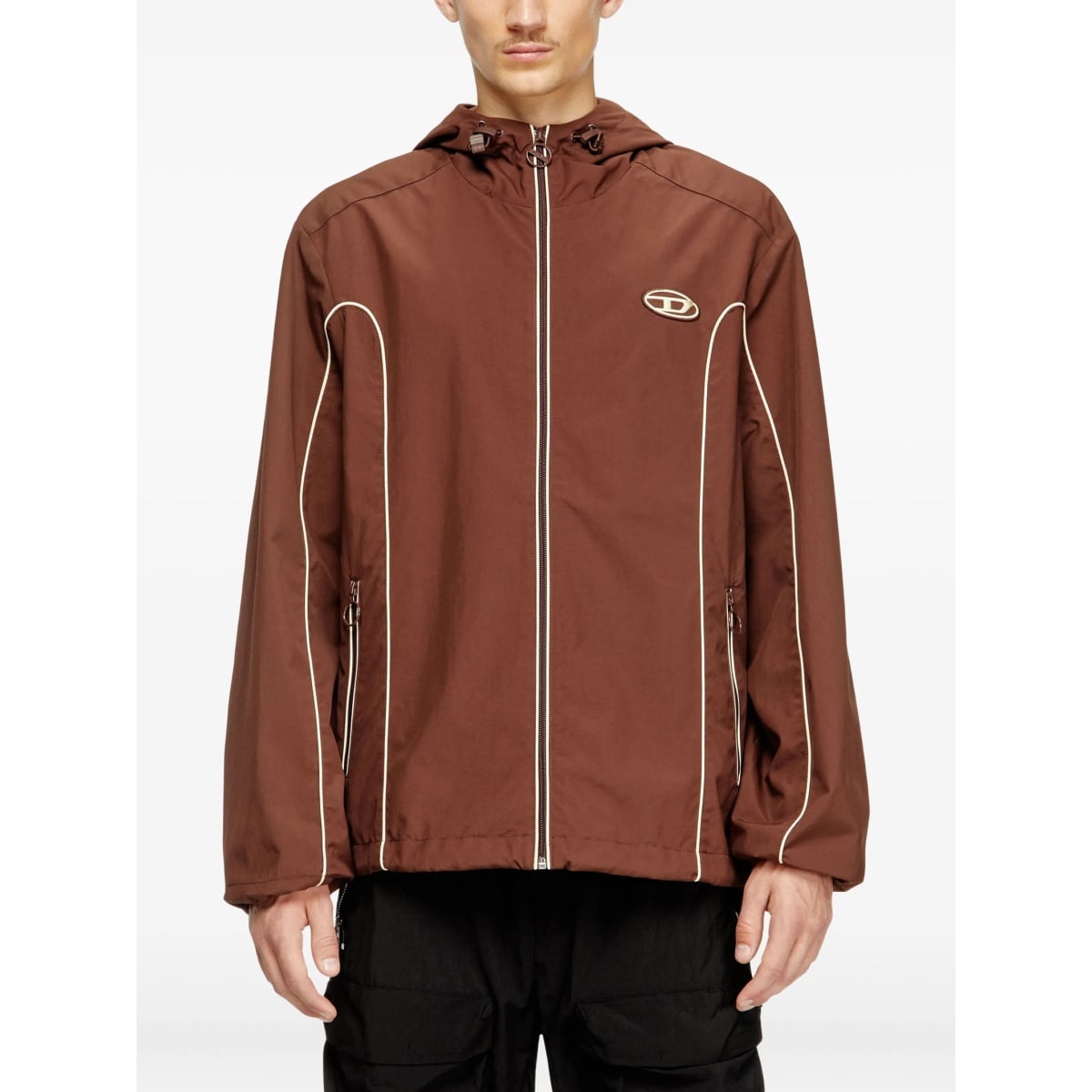 piped hooded jacket - Img 3