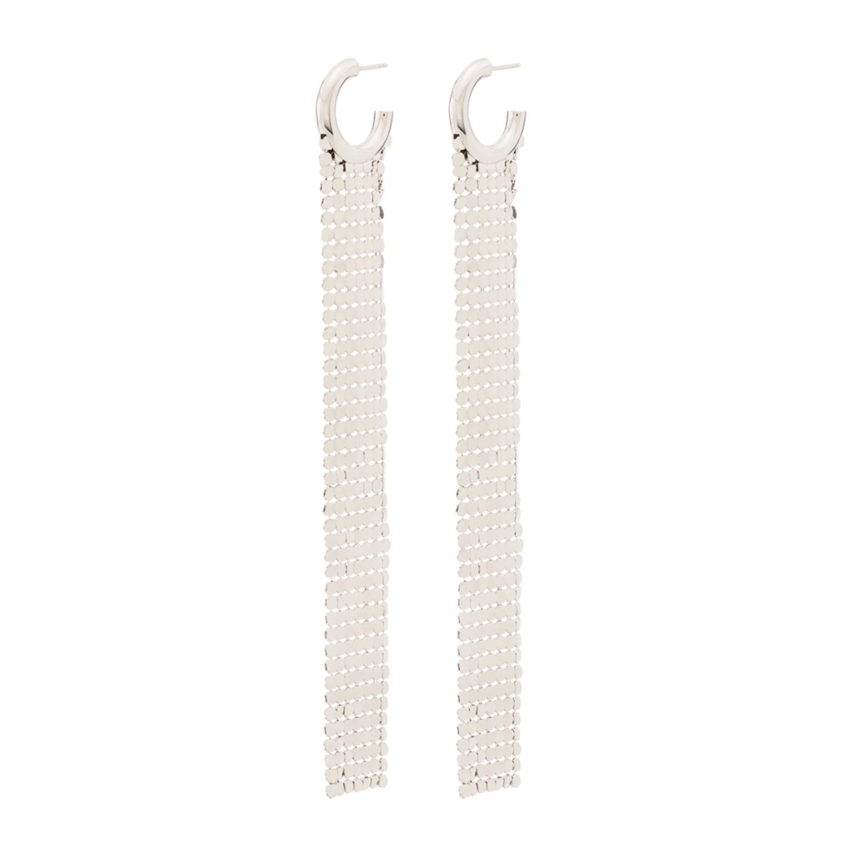 Pixel chainmail earrings