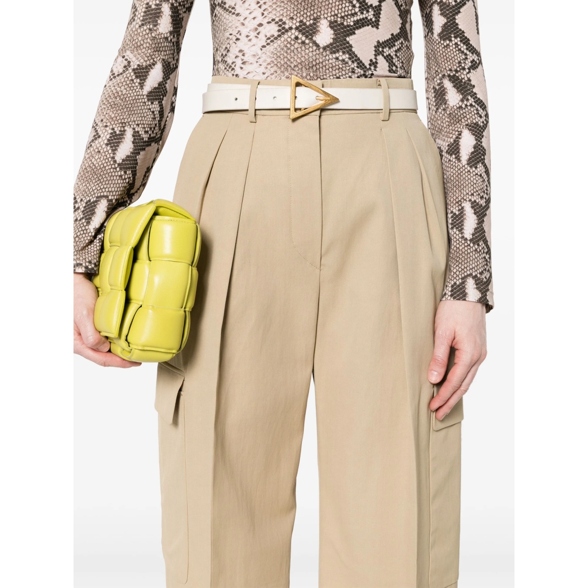pleat-detail trousers - Img 5