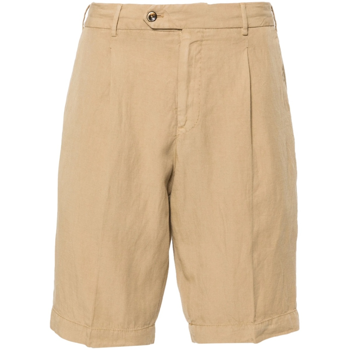 pleated bermuda shorts