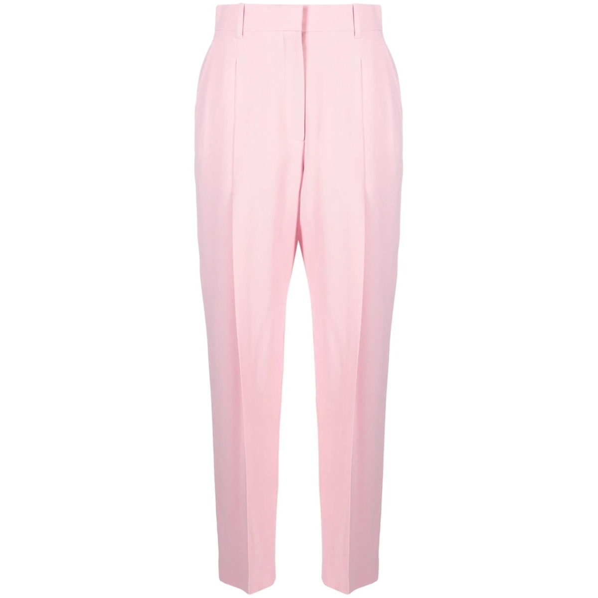 pleated high-rise tailored trousers
