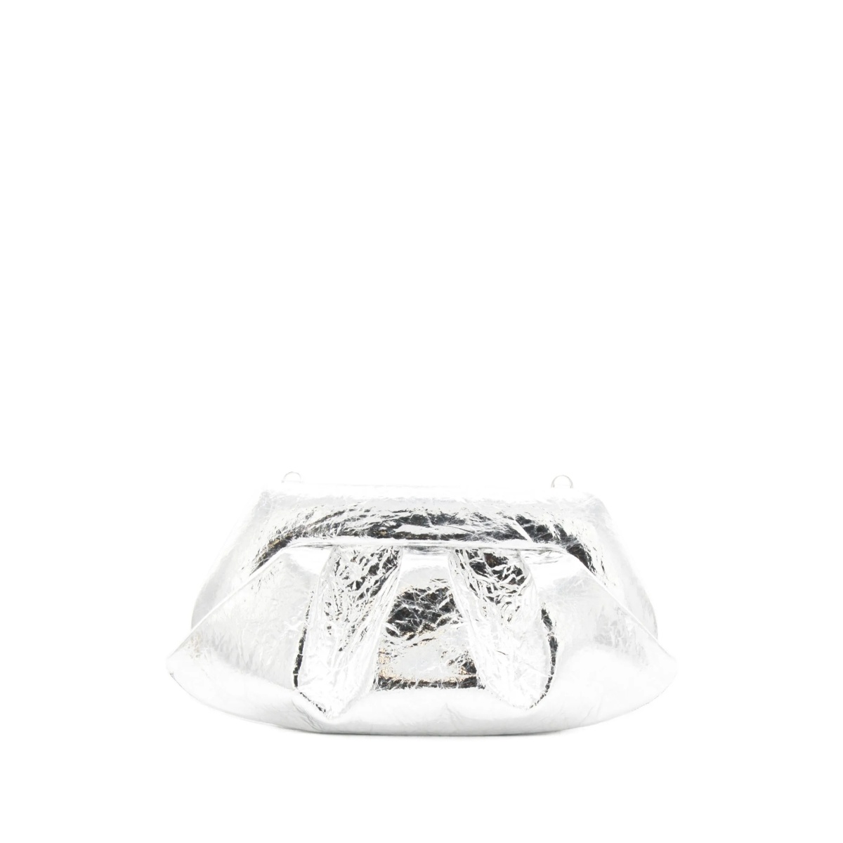 pleated metallic-effect clutch bag - Img 2
