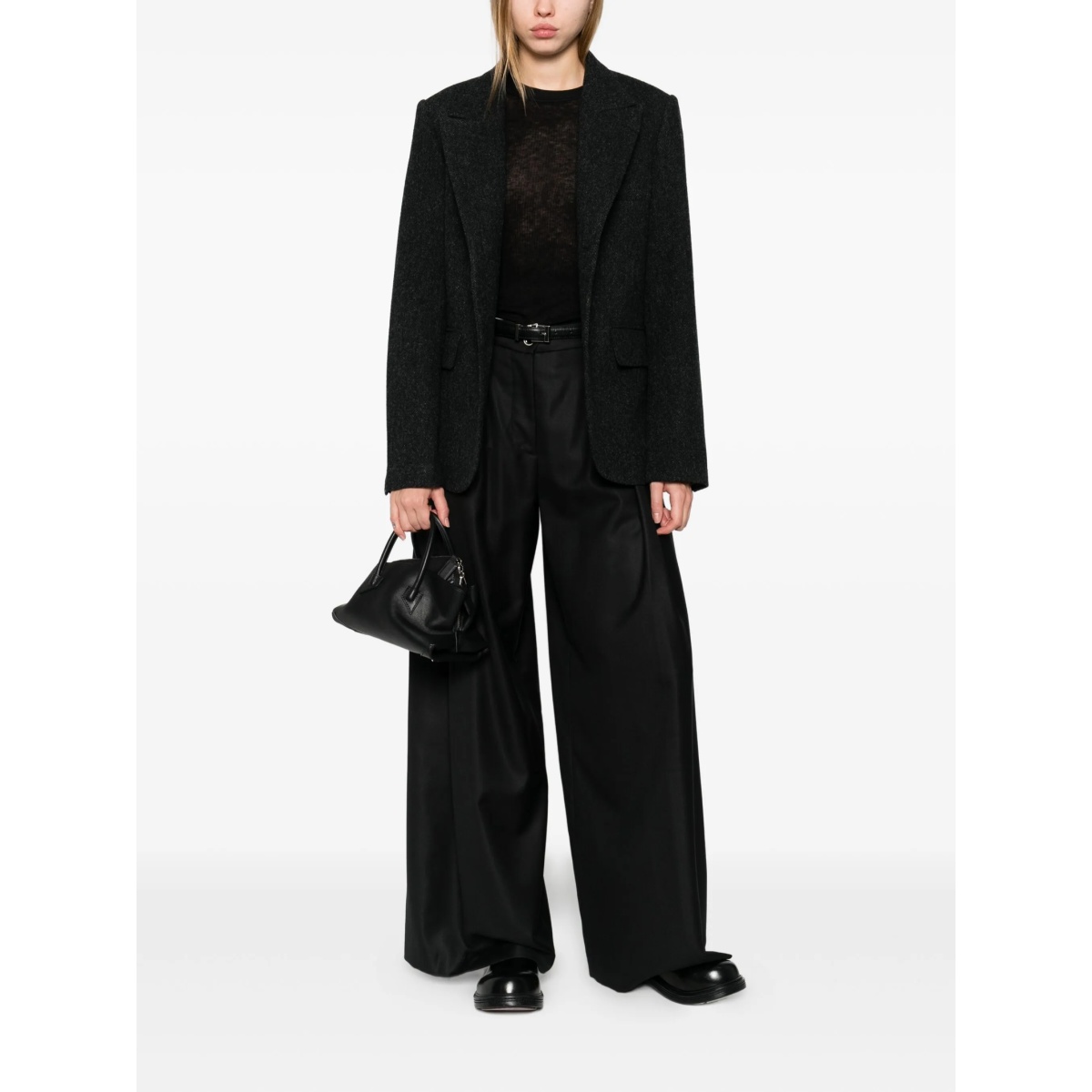 pleated palazzo trousers - Img 2