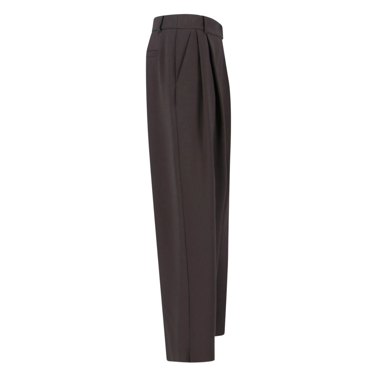 pleated pocketed tailored trousers