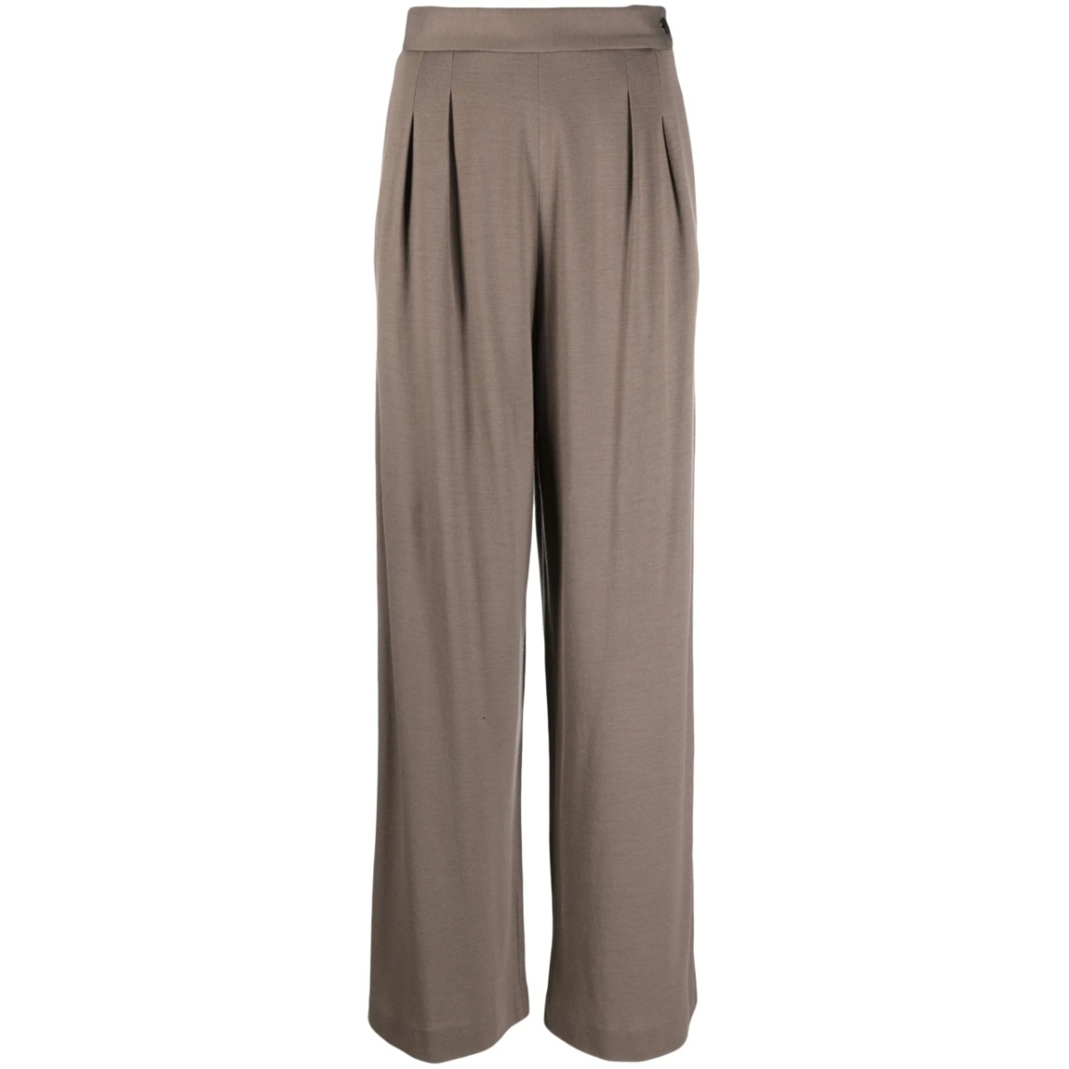 pleated wool trousers