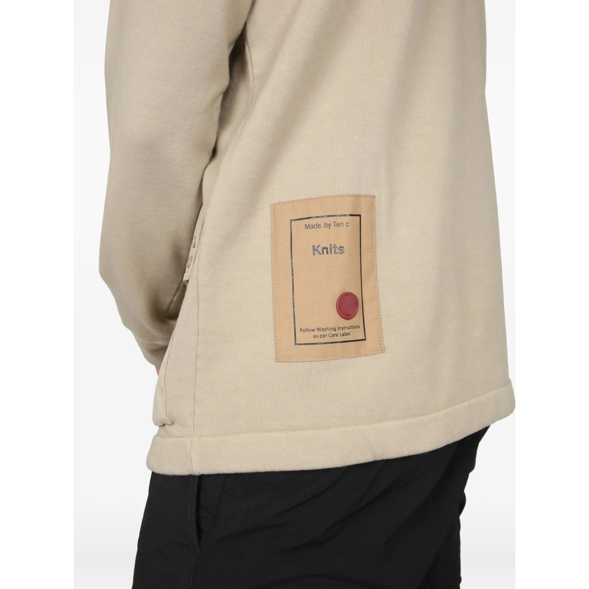 pocket-detail sweatshirt - Img 4