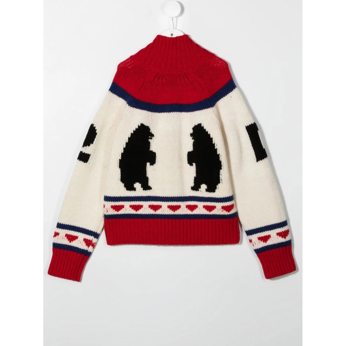 polar-bear knitted cardigan - Img 2