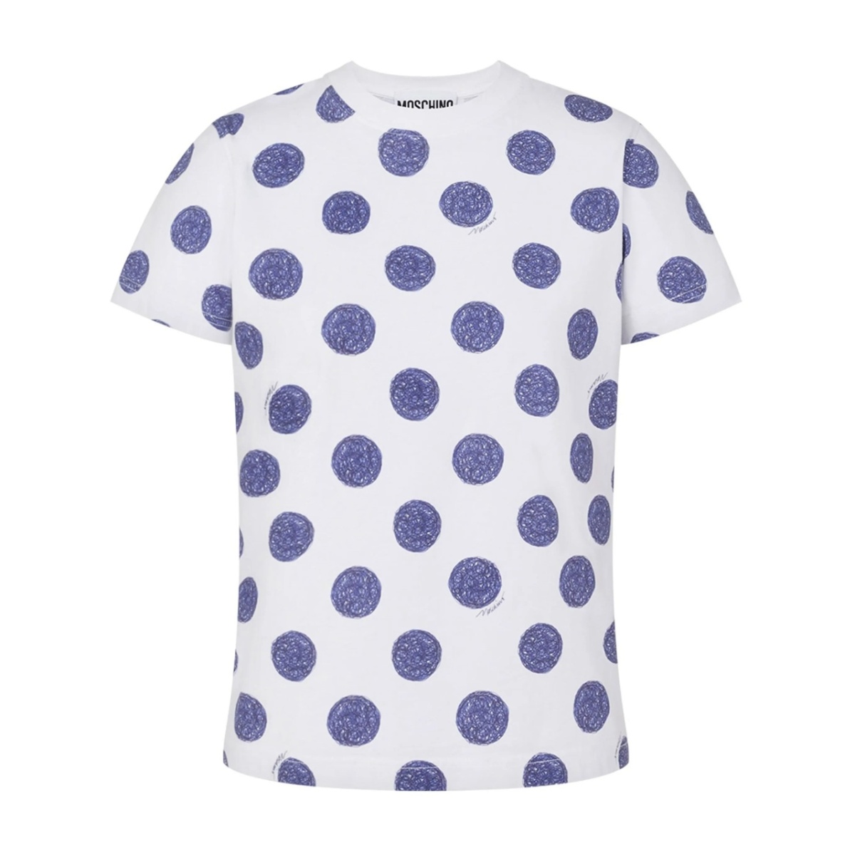 polka dot-print T-shirt