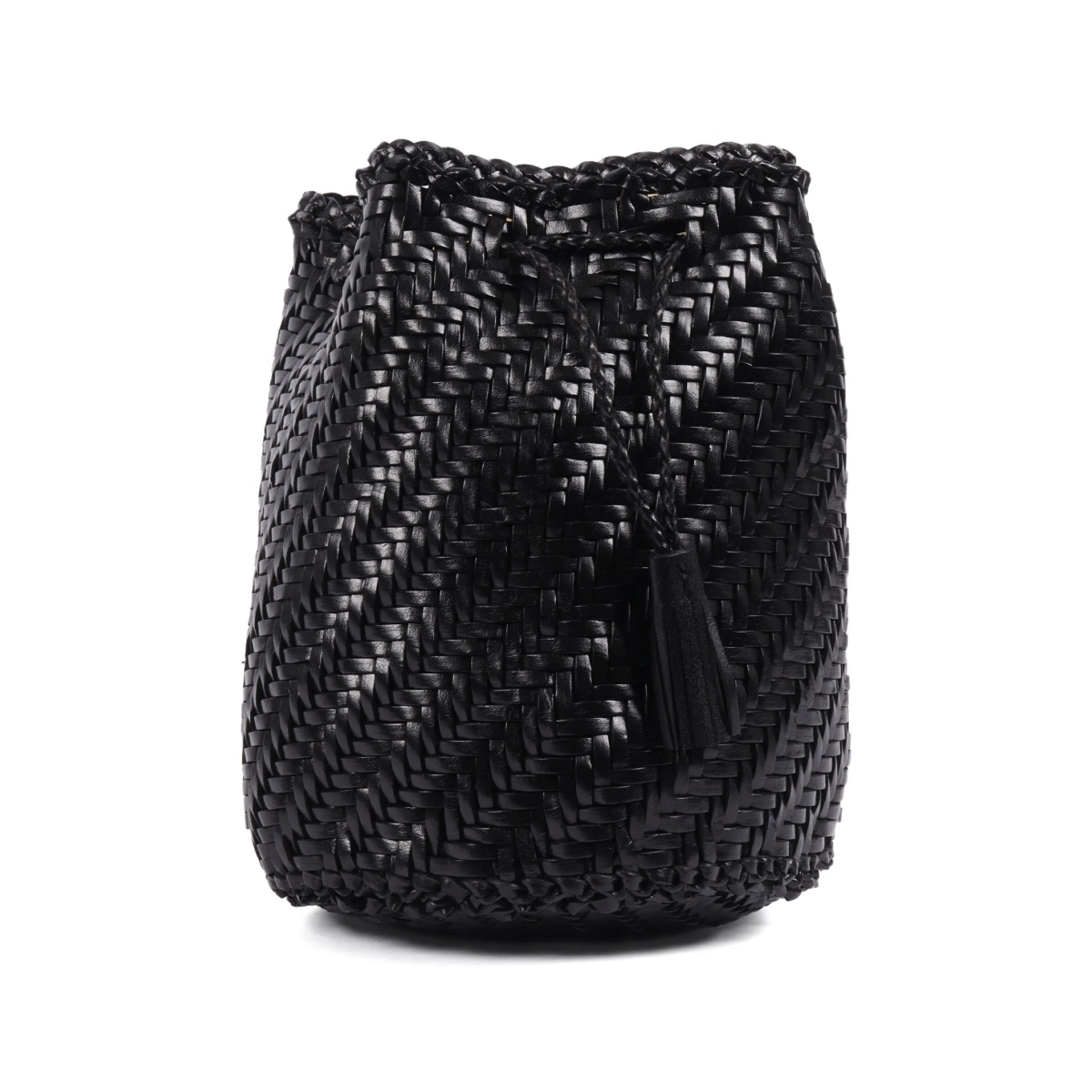 Pompom Double Jump leather bucket bag - Img 2