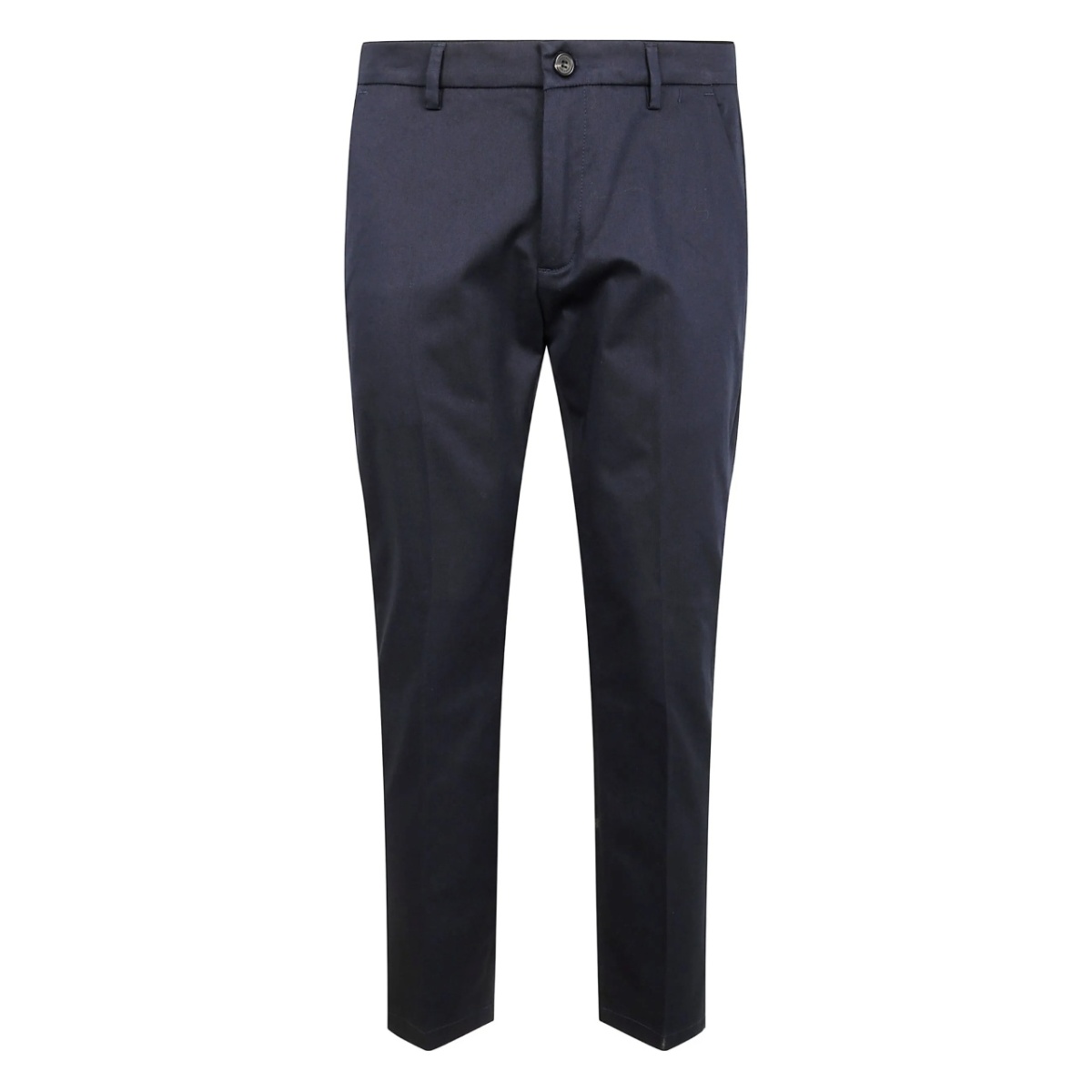pressed-crease trousers