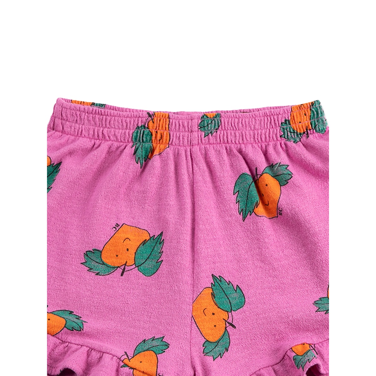 print-detail ruffled shorts - Img 4