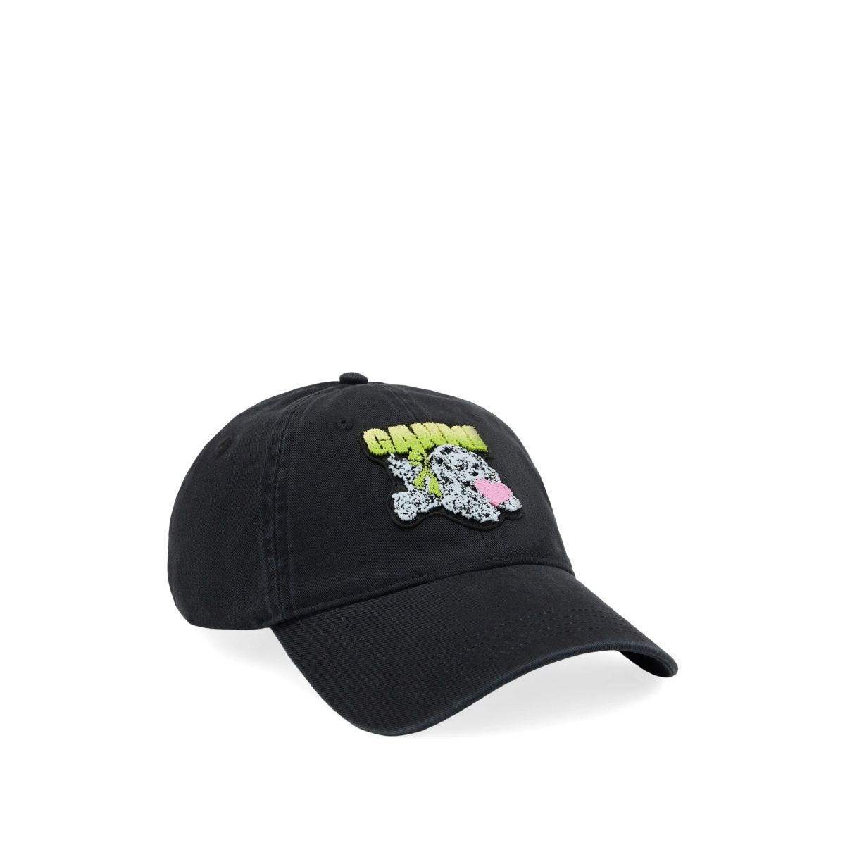 Puppy embroidered logo baseball cap