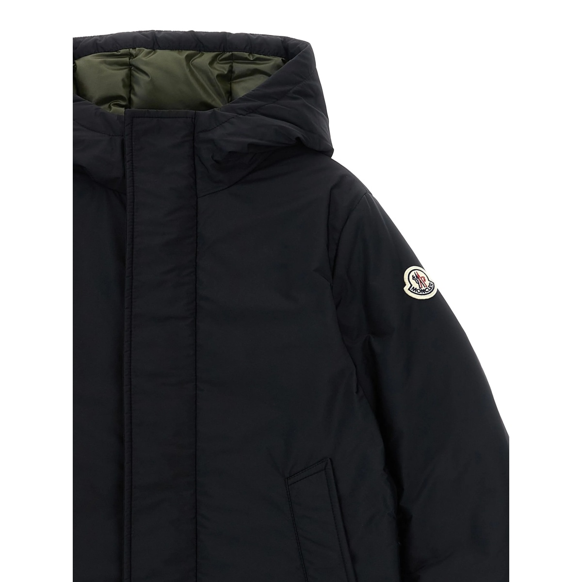 quilted hooded down jacket - Img 3