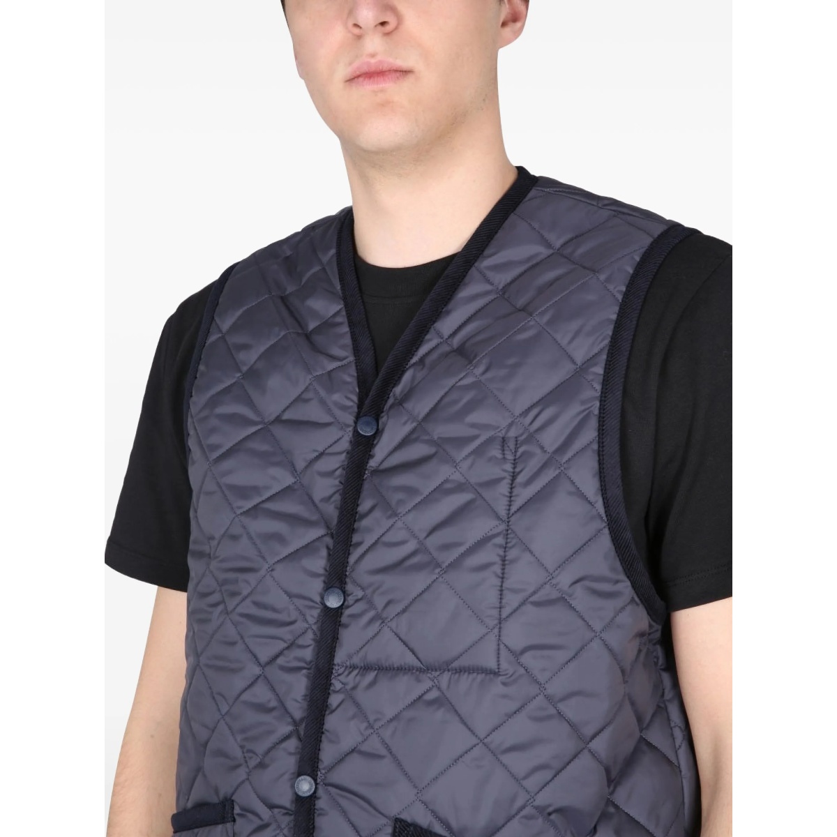 quilted-pattern waistcoat - Img 4