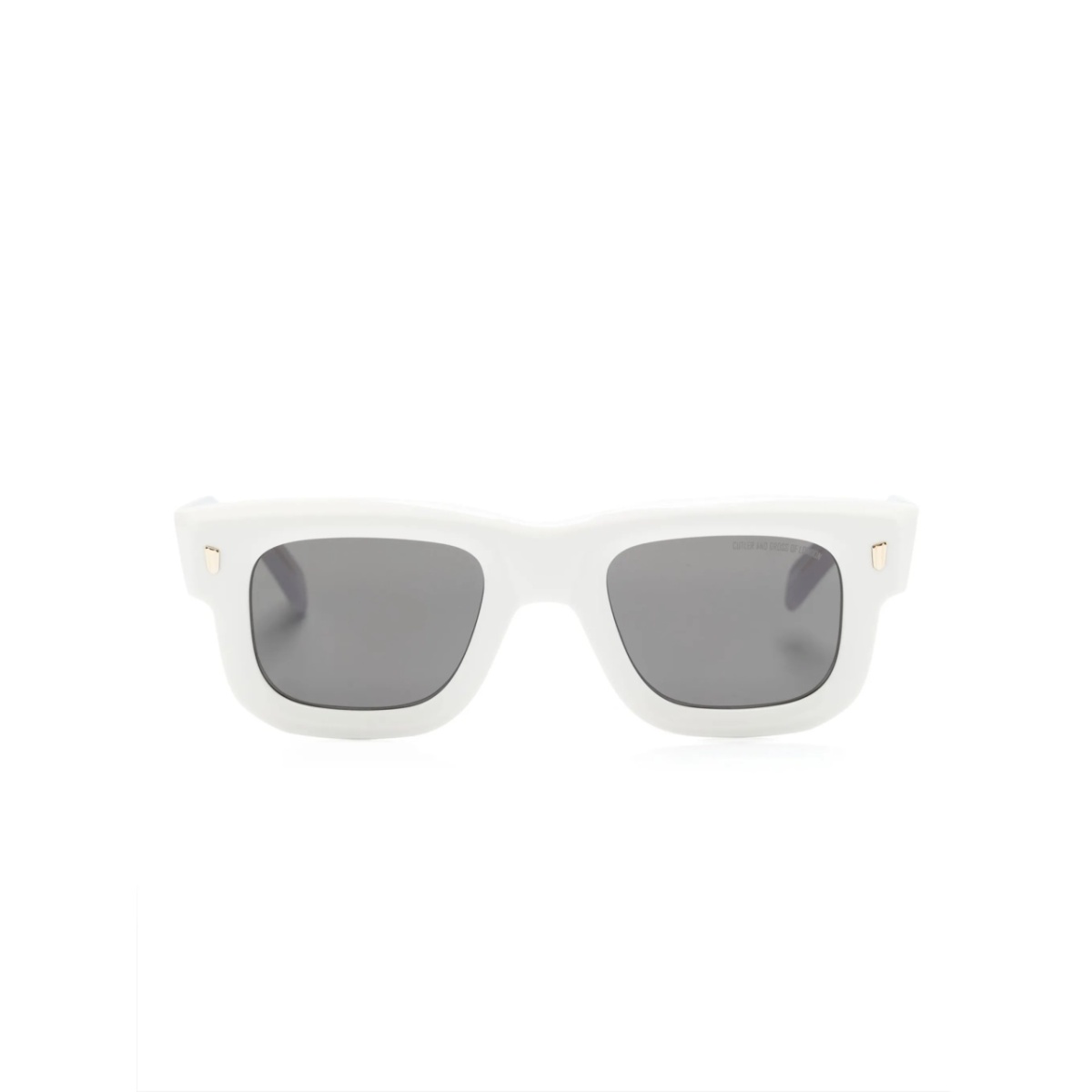 rectangle-frame tinted sunglasses