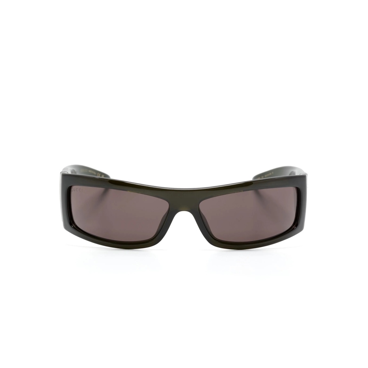 rectangular-frame tinted sunglasses