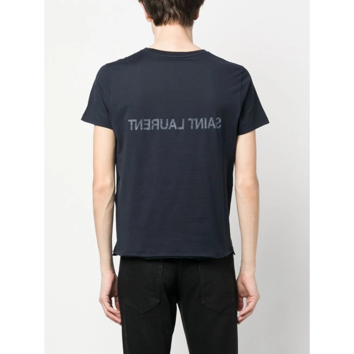Reverse logo-print cotton T-shirt - Img 4