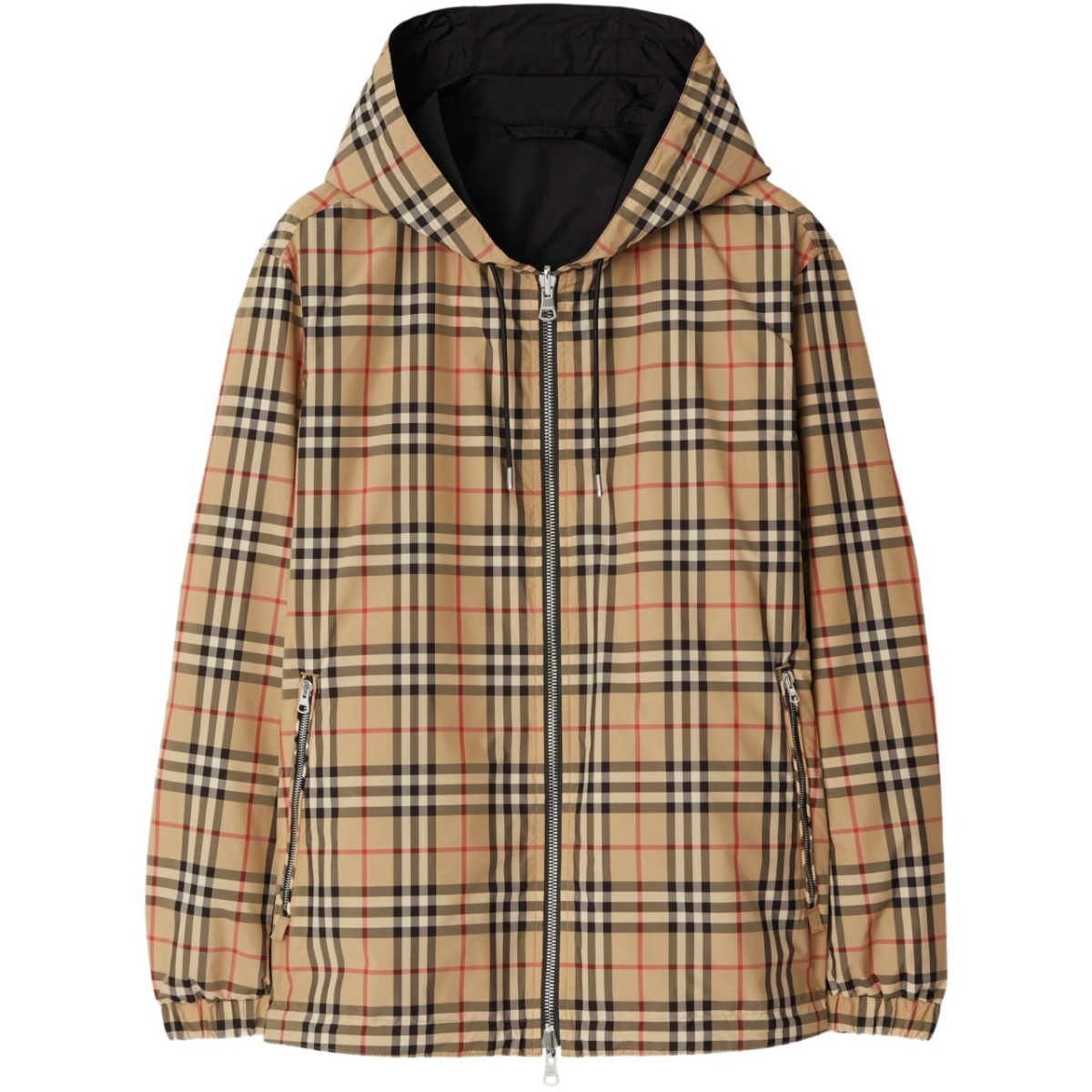 reversible check jacket