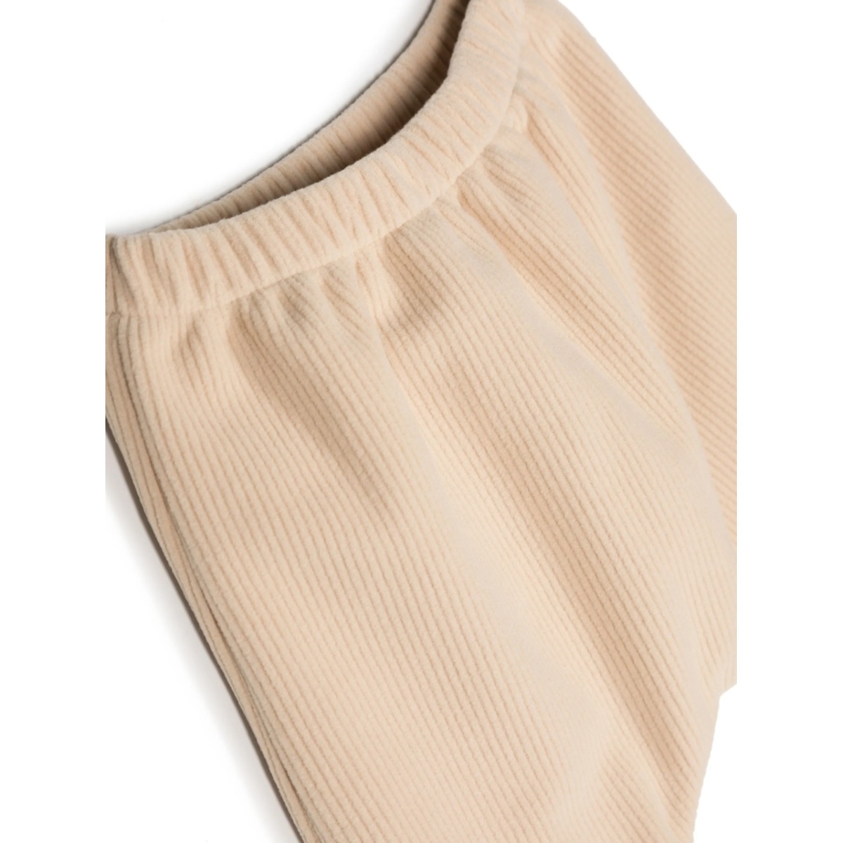 ribbed-knit ruffle-hem trousers set - Img 3