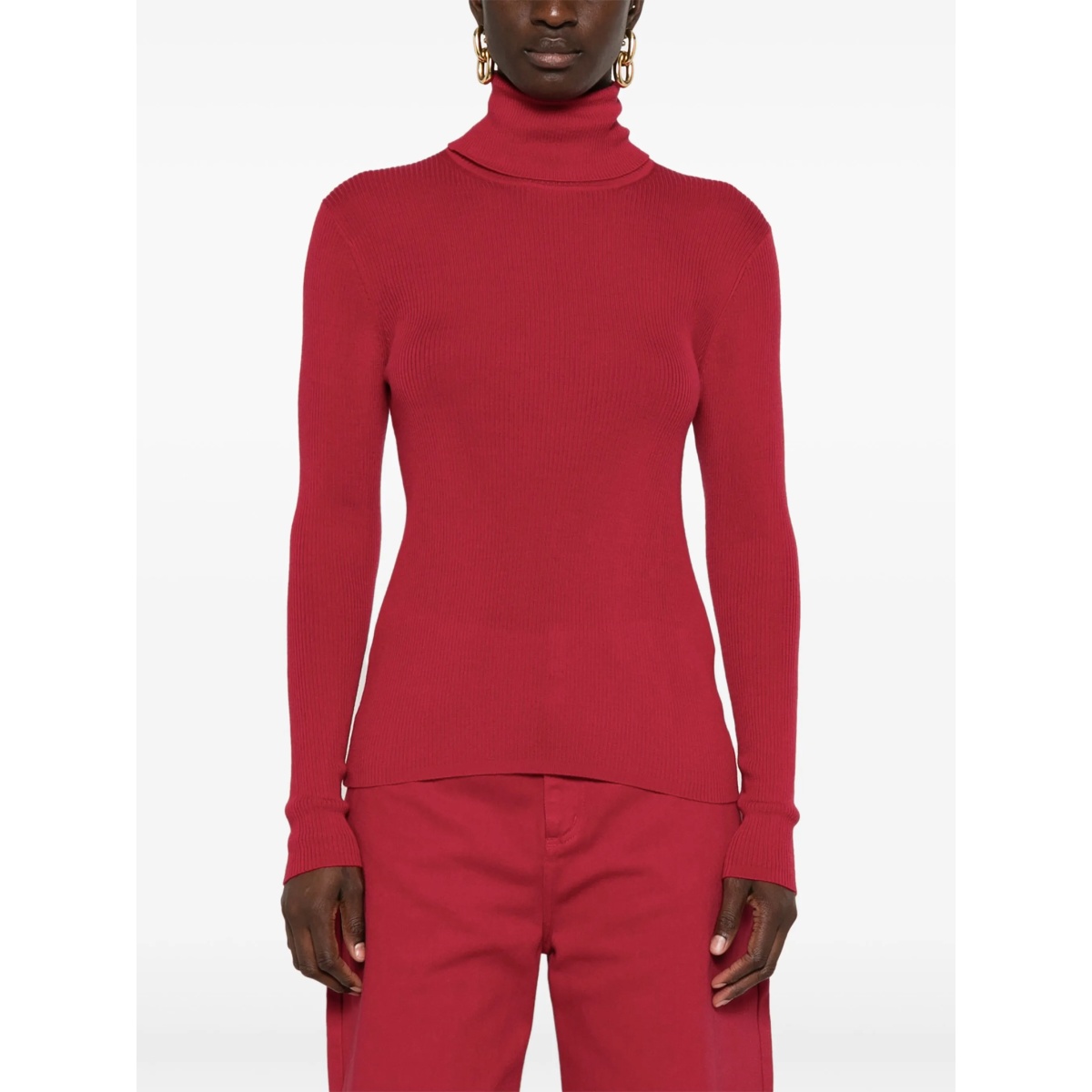 ribbed-knit turtleneck sweater - Img 3
