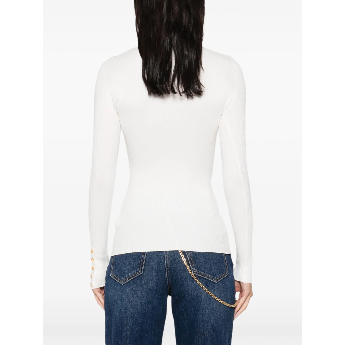 ribbed roll-neck sweater - Img 4