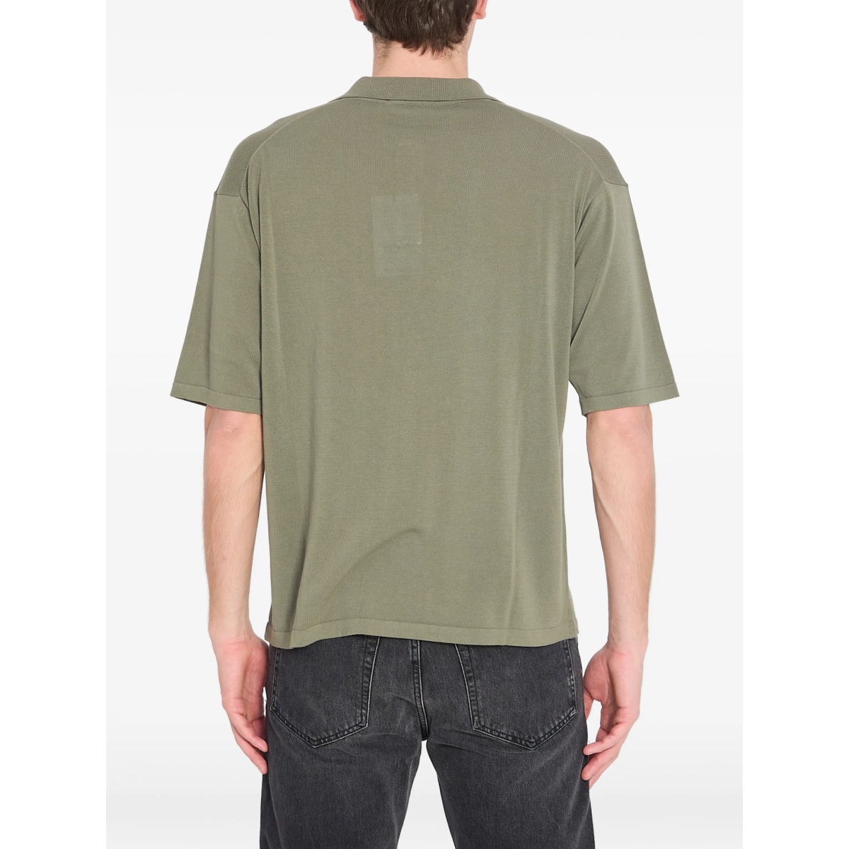 ribbed V-neck T-shirt - Img 4