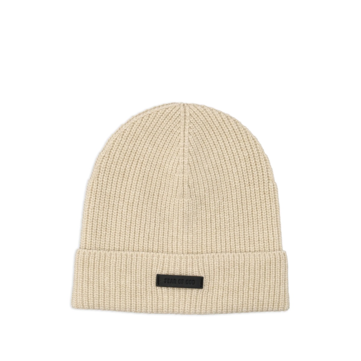 ribbed wool beanie