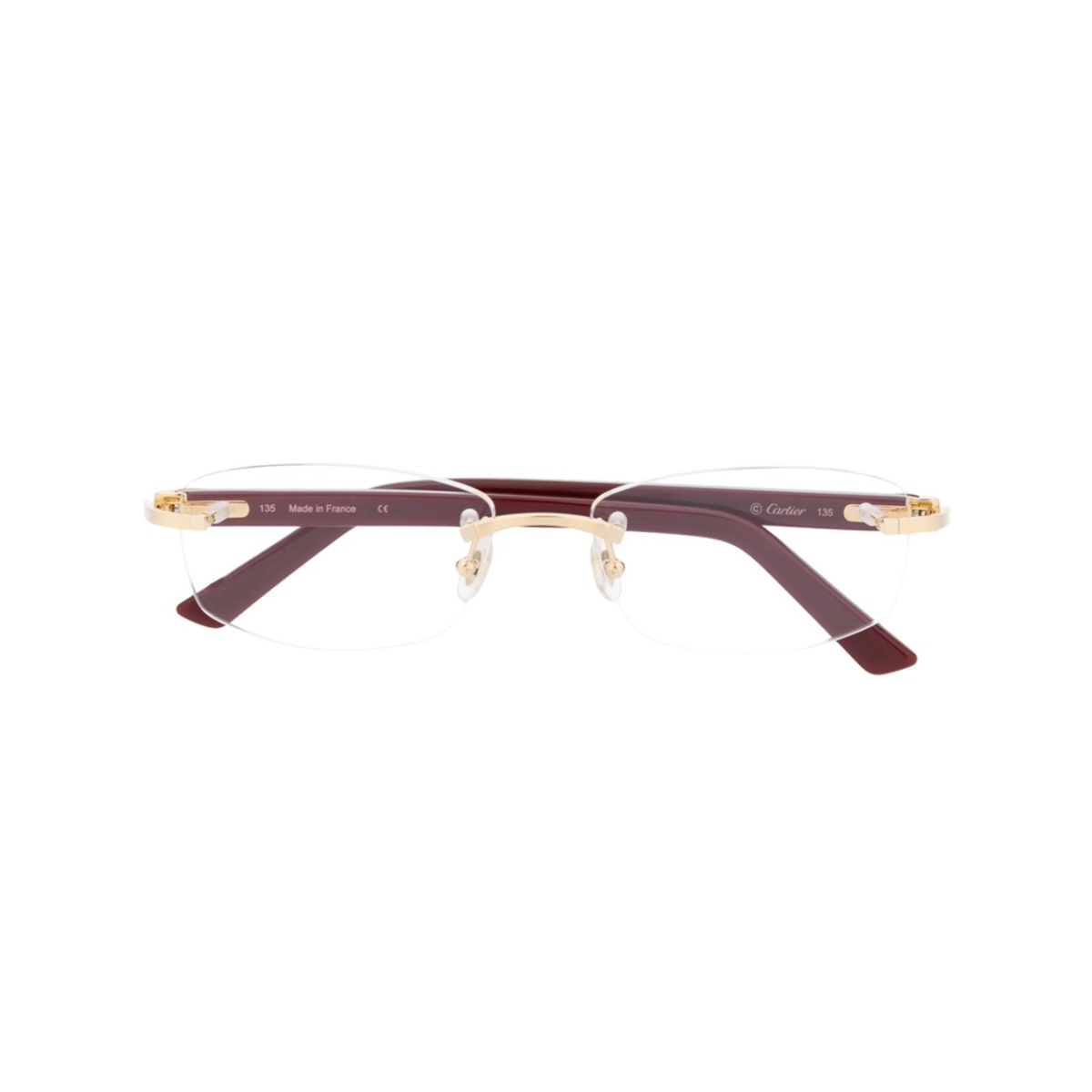 rimless rectangular optical glasses