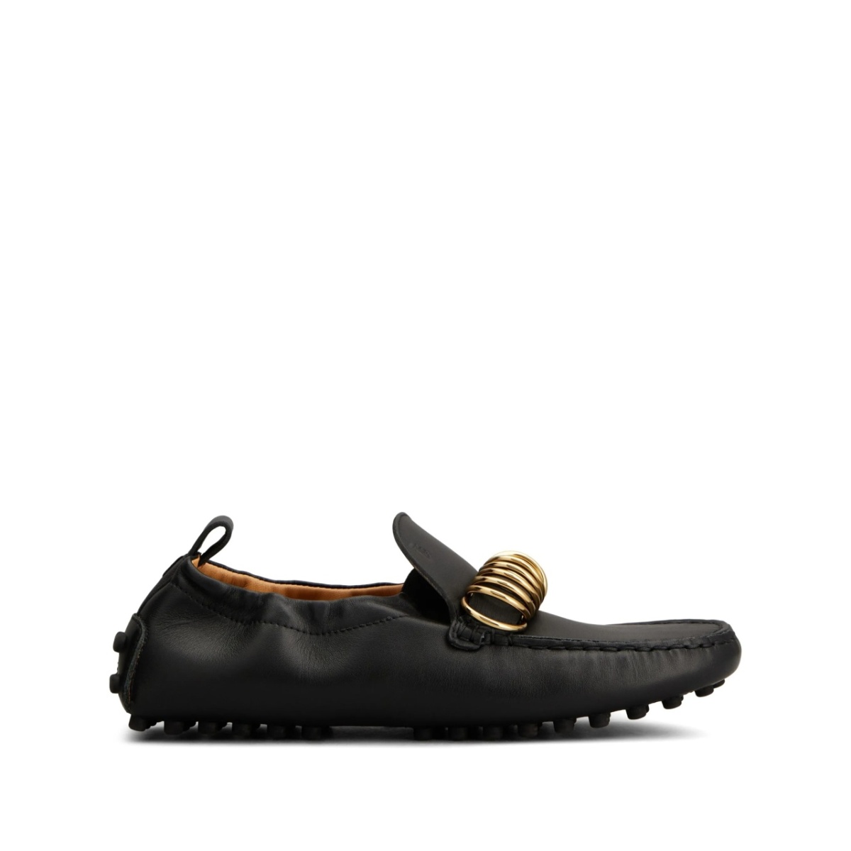 ring-embellished loafers