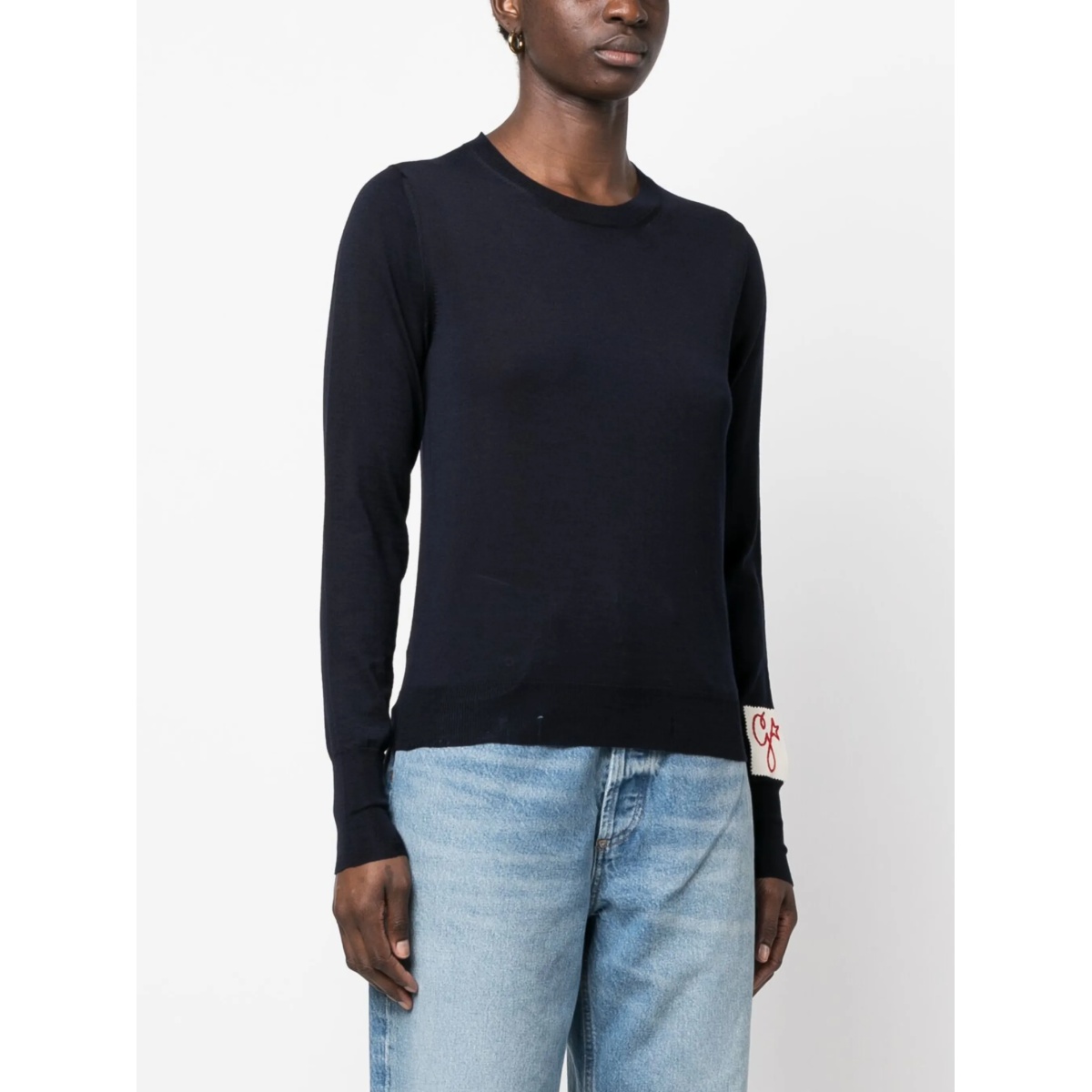 ripped-detailing wool jumper - Img 3
