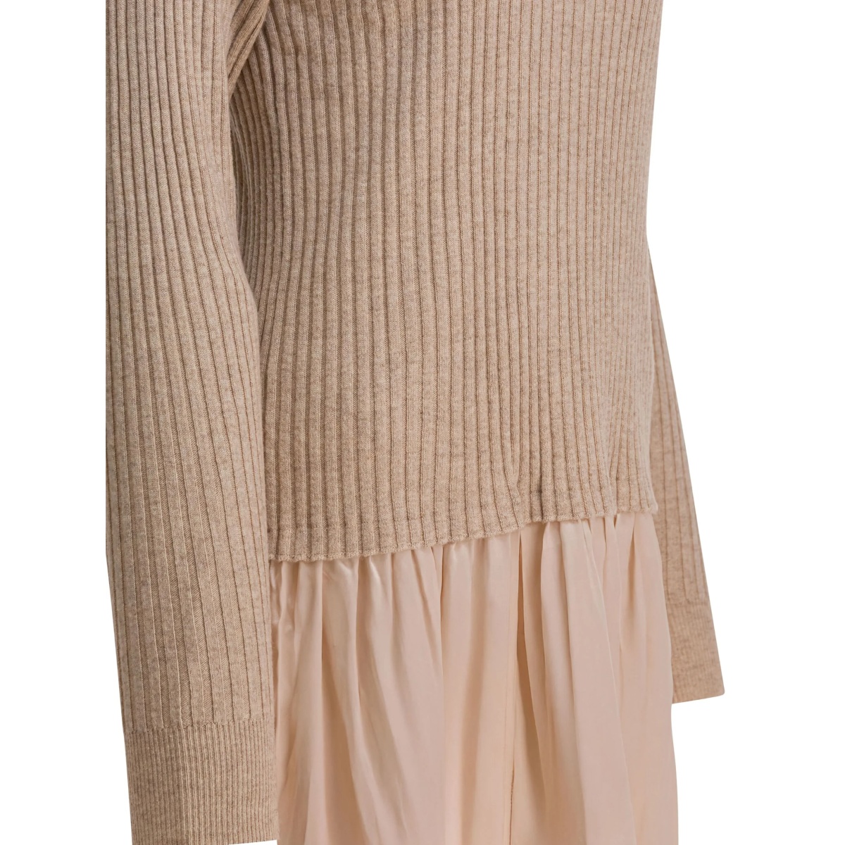 roll-neck ribbed dress - Img 4