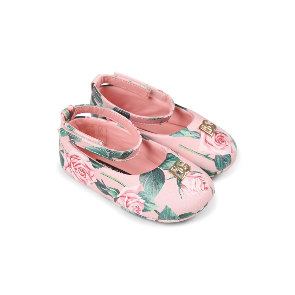 rose-print ballerinas