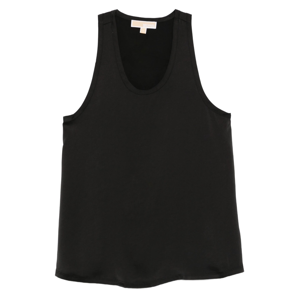 round-neck sleeveless top